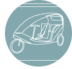 自転車タクシー VELOTAXI